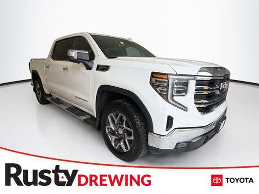 Summit White 2025 GMC Sierra 1500 SLT