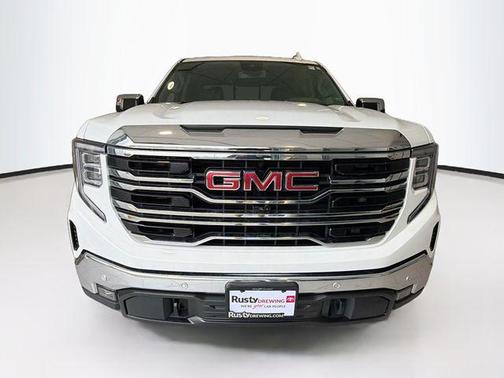 Summit White 2025 GMC Sierra 1500 SLT