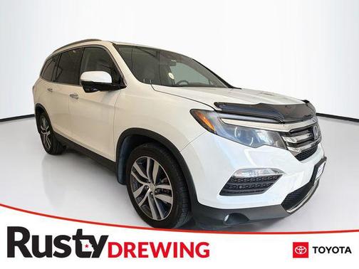 White Diamond Pearl 2016 Honda Pilot Touring