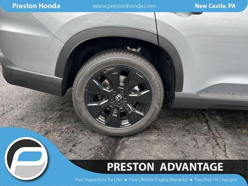 Solar Silver Metallic 2026 Honda Pilot Black Edition