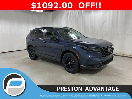 Canyon River Blue Metallic 2026 Honda CR-V Hybrid Sport-L AWD