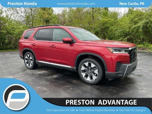 Radiant Red Metallic II 2026 Honda Pilot Elite