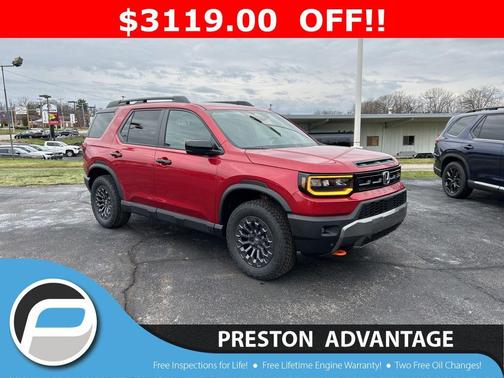 Radiant Red 2026 Honda Passport AWD TrailSport