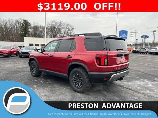 Radiant Red 2026 Honda Passport AWD TrailSport
