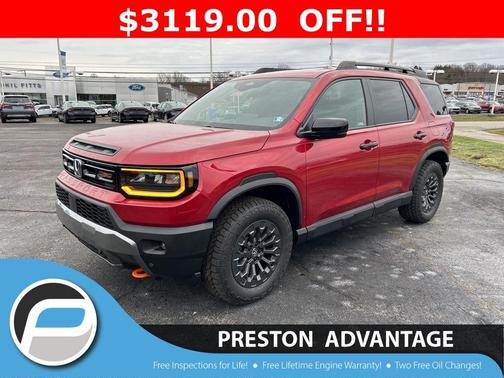 Radiant Red 2026 Honda Passport AWD TrailSport