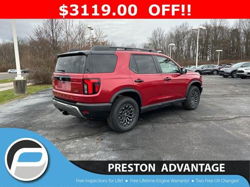 Radiant Red 2026 Honda Passport AWD TrailSport