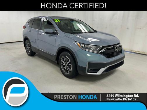 Gray 2021 Honda CR-V AWD EX