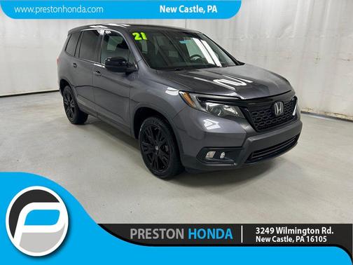 Modern Steel Metallic 2021 Honda Passport AWD Sport