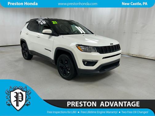White Clearcoat 2021 Jeep Compass Latitude