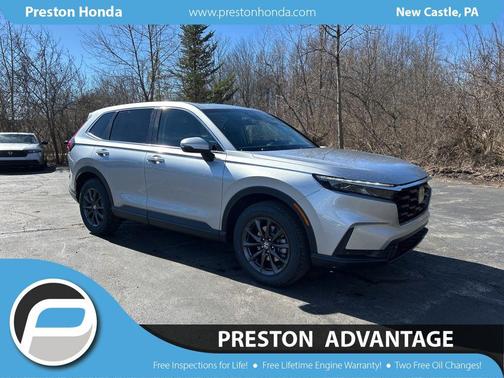 Solar Silver Metallic 2026 Honda CR-V EX-L AWD