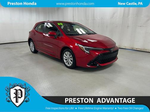 Finish Line Red 2025 Toyota Corolla SE