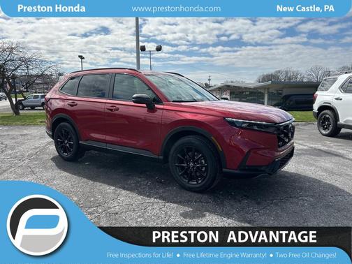 Radiant Red 2026 Honda CR-V Hybrid Sport-L AWD