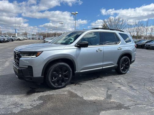 Solar Silver Metallic 2026 Honda Pilot Black Edition