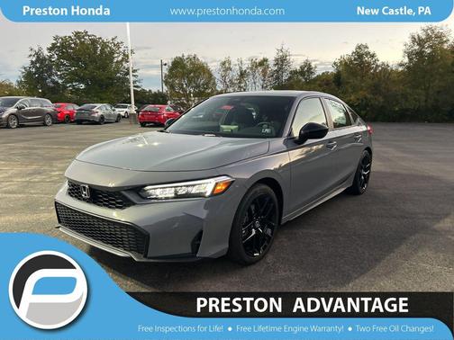 Urban Gray 2026 Honda Civic Hybrid Sport