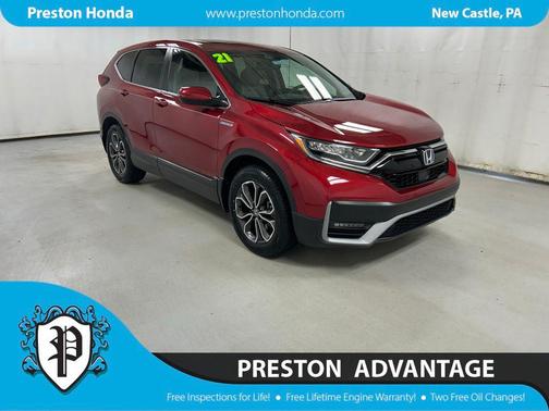 Radiant Red Metallic 2021 Honda CR-V Hybrid EX-L