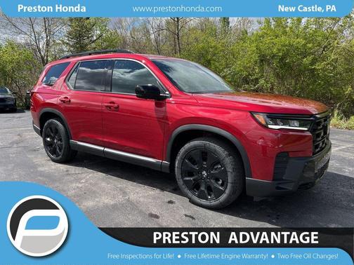 Radiant Red 2026 Honda Pilot Black Edition