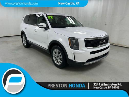 Glacial White Pearl 2022 Kia Telluride LX