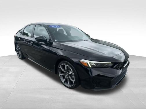 Black 2025 Honda Civic Hybrid Sport Touring