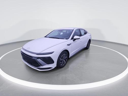 White 2026 Hyundai SONATA Hybrid Blue