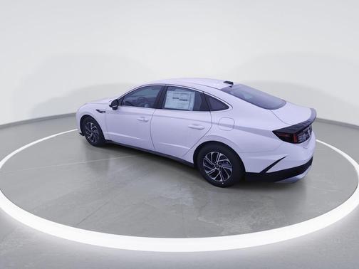 White 2026 Hyundai SONATA Hybrid Blue