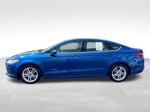 Lightning Blue 2018 Ford Fusion Hybrid S
