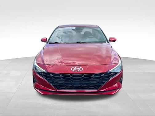 Scarlet Red Pearl 2023 Hyundai ELANTRA HEV Blue