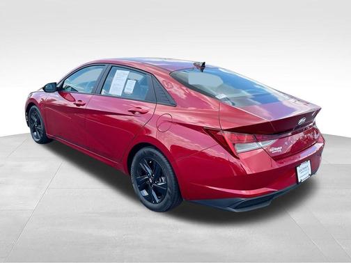 Scarlet Red Pearl 2023 Hyundai ELANTRA HEV Blue