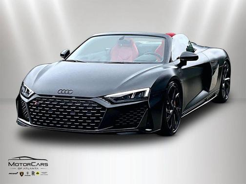 Mythos Black Metallic/Black Roof 2023 Audi R8 V10 performance RWD S tronic