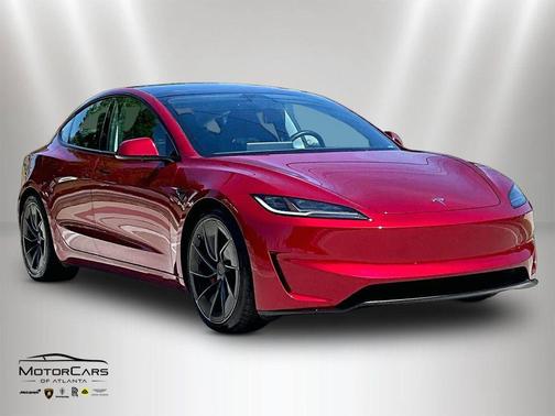 Ultra Red 2024 Tesla Model 3 Performance