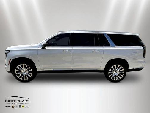 Crystal White Tricoat 2025 Cadillac Escalade ESV Premium Luxury Platinum