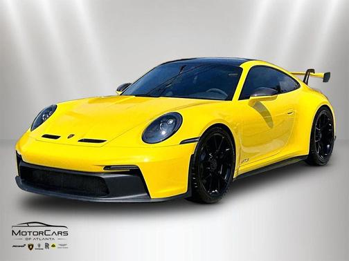 Racing Yellow 2022 Porsche 911 GT3