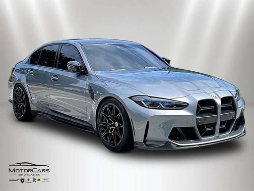 Skyscraper Gray Metallic 2023 BMW M3 Competition xDrive