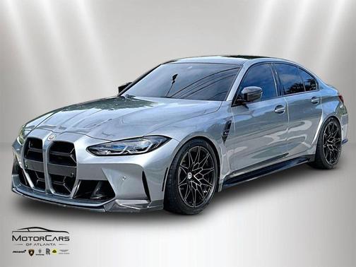 Skyscraper Gray Metallic 2023 BMW M3 Competition xDrive