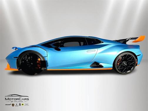 Blu Arione Matt 2022 Lamborghini Huracan STO Coupe