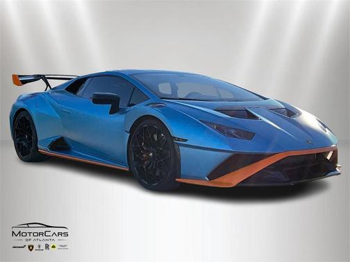 Blu Arione Matt 2022 Lamborghini Huracan STO Coupe