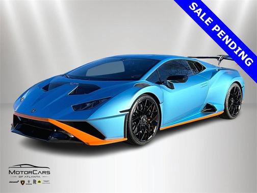 Blu Arione Matt 2022 Lamborghini Huracan STO Coupe