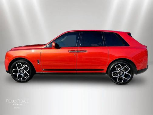 Crystal over Orange Metallic 2022 Rolls-Royce Cullinan .....BLACK BADGE!
