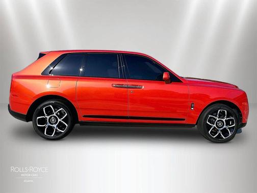 Crystal over Orange Metallic 2022 Rolls-Royce Cullinan .....BLACK BADGE!