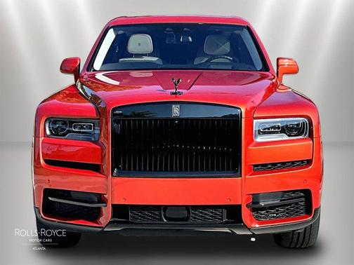 Crystal over Orange Metallic 2022 Rolls-Royce Cullinan .....BLACK BADGE!