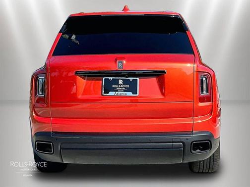 Crystal over Orange Metallic 2022 Rolls-Royce Cullinan .....BLACK BADGE!