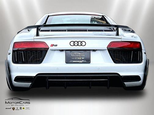 Gray Metallic 2017 Audi R8 5.2 V10 plus