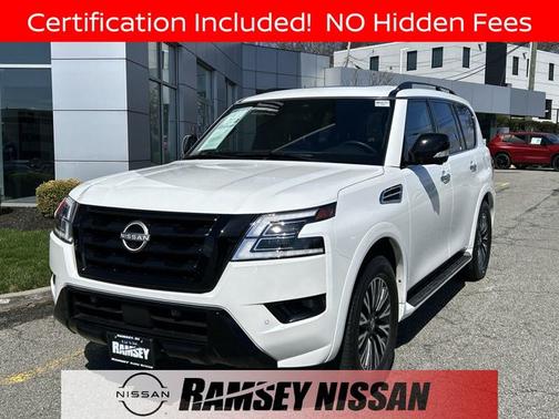 Aspen White 2023 Nissan Armada SL