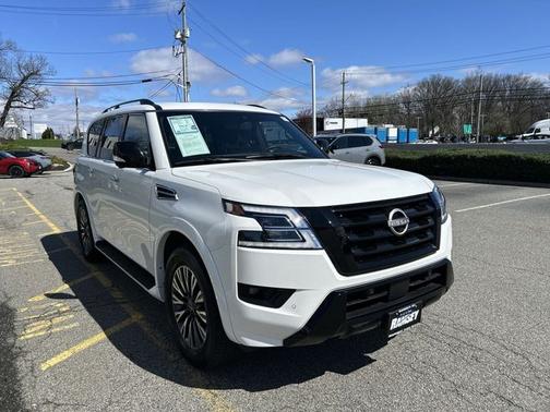 Aspen White 2023 Nissan Armada SL