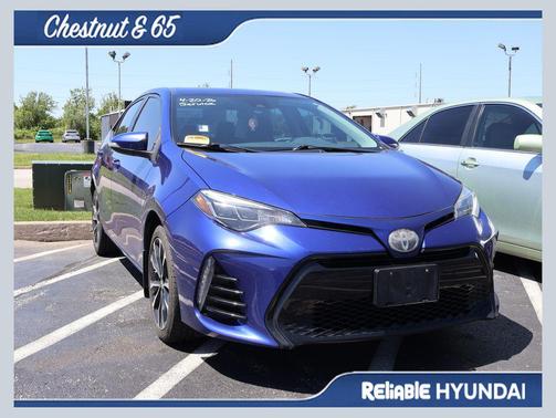 Blue 2018 Toyota Corolla SE