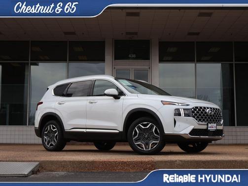 Quartz White 2021 Hyundai SANTA FE Limited
