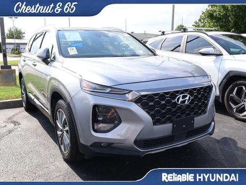 Shimmering Silver Pearl 2020 Hyundai SANTA FE Limited 2.4