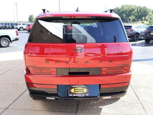 Ultimate Red 2027 Hyundai SANTA FE HEV Calligraphy
