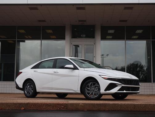 Serenity White 2026 Hyundai ELANTRA HEV Blue