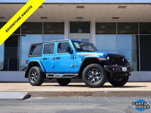 Hydro Blue Pearlcoat 2023 Jeep Wrangler Rubicon