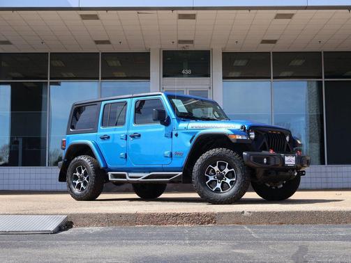 Hydro Blue Pearlcoat 2023 Jeep Wrangler Rubicon